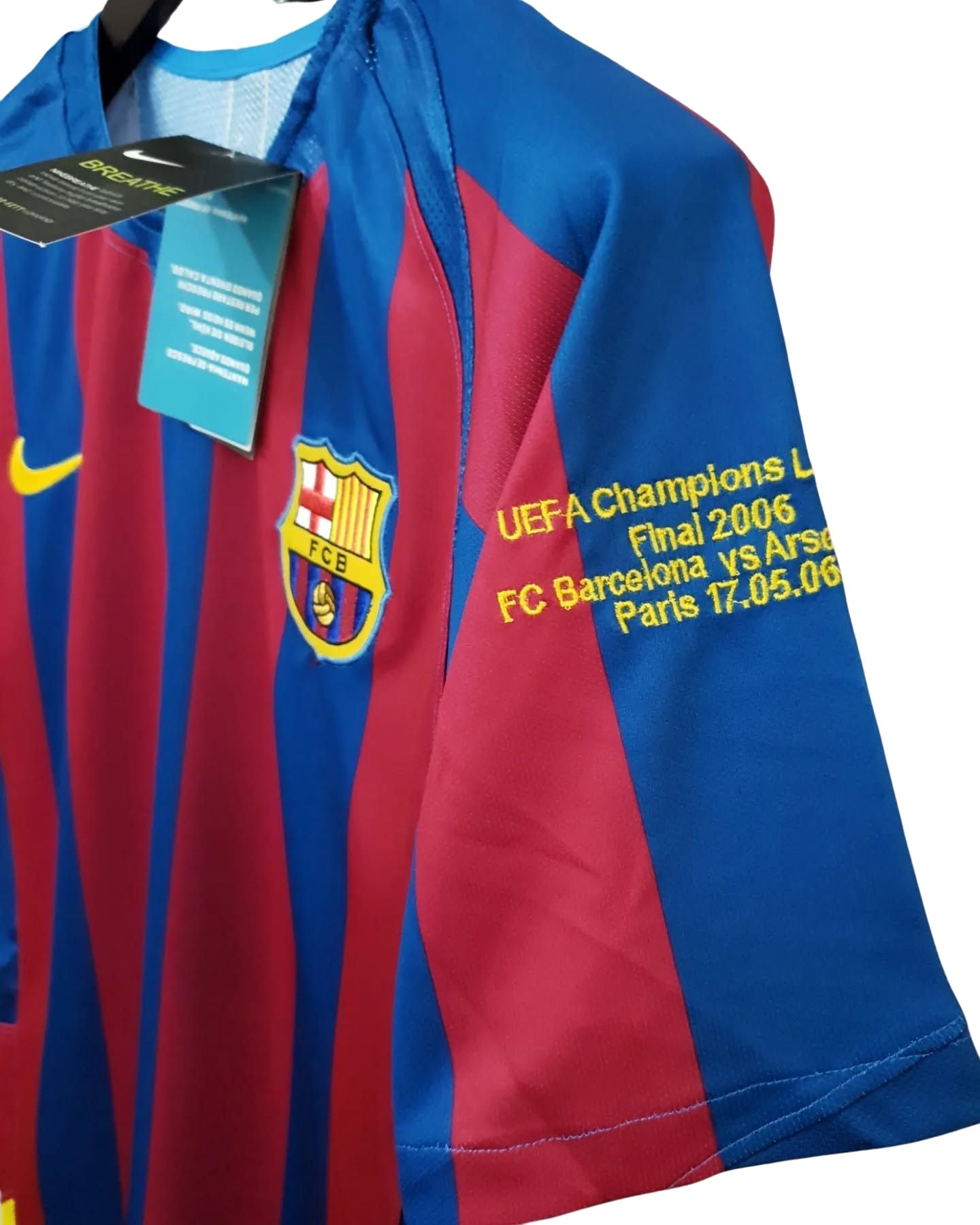 Messi #30 jersey FC Barcelona 2005/2006 Final Champions League shirt