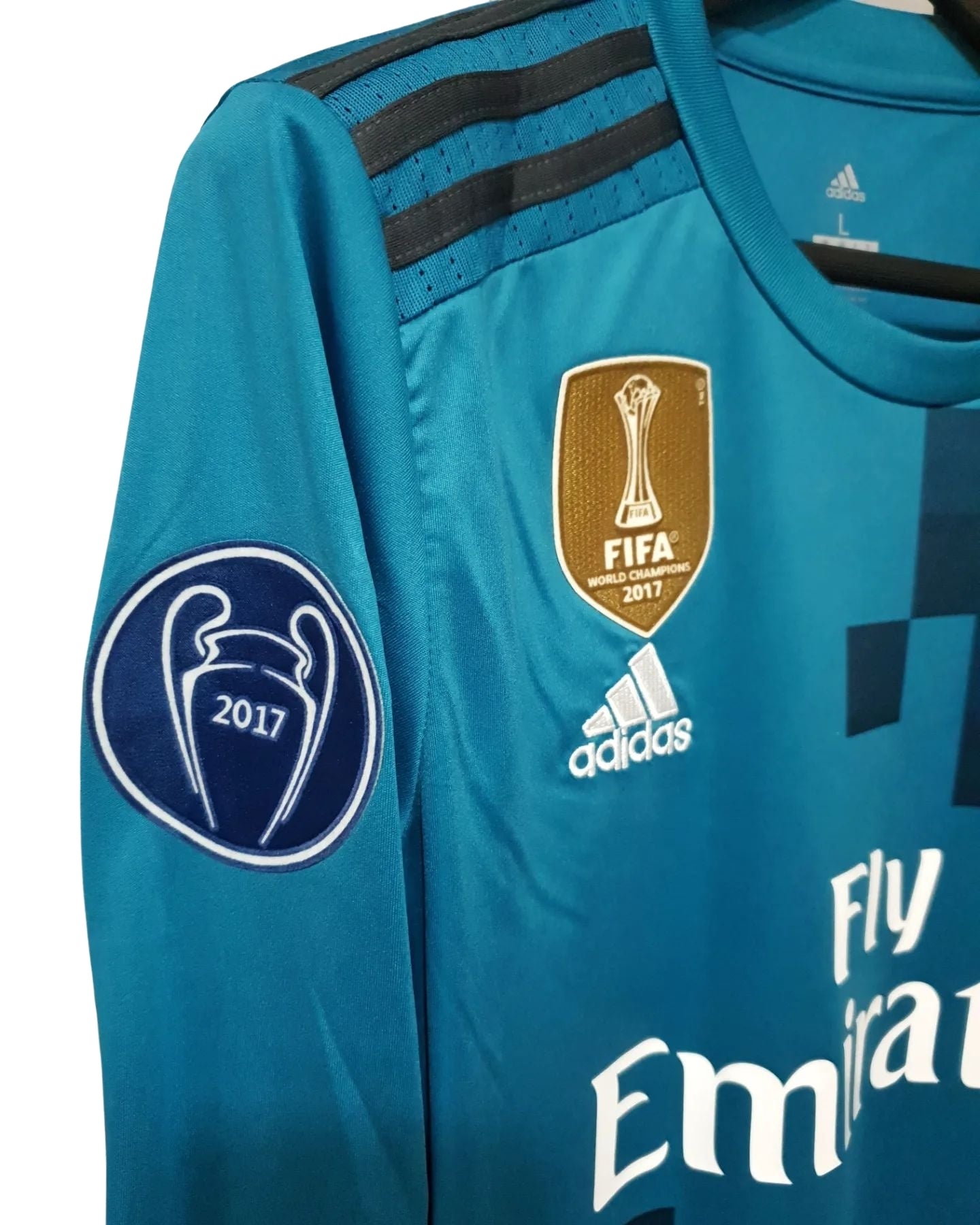 Ronaldo Jersey #7 Real Madrid Champions League 2017/2018 Jersey Long Sleeve