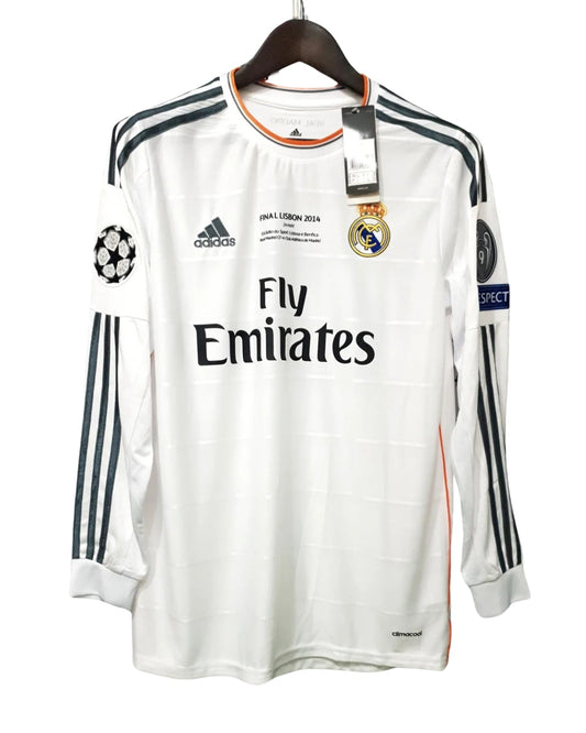 Cristiano Ronaldo 7 jeresy Real Madrid 2014/15 Long Sleeve UCL Final Home Jersey