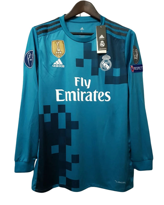 Ronaldo Jersey #7 Real Madrid Champions League 2017/2018 Jersey Long Sleeve